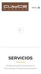 Mobile Screenshot of cubicamuebles.com