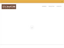 Tablet Screenshot of cubicamuebles.com